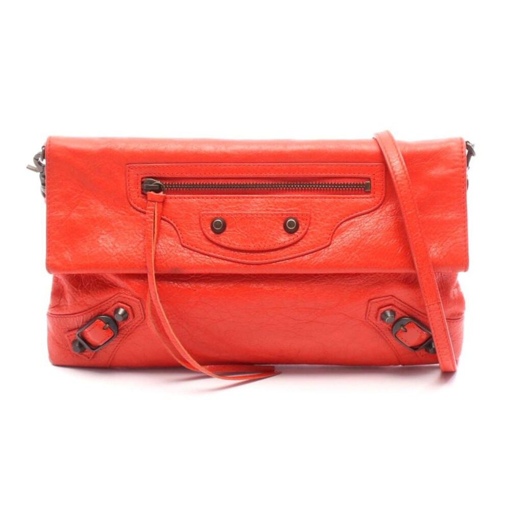 Balenciaga Classic Envelope Leather Shoulder Bag